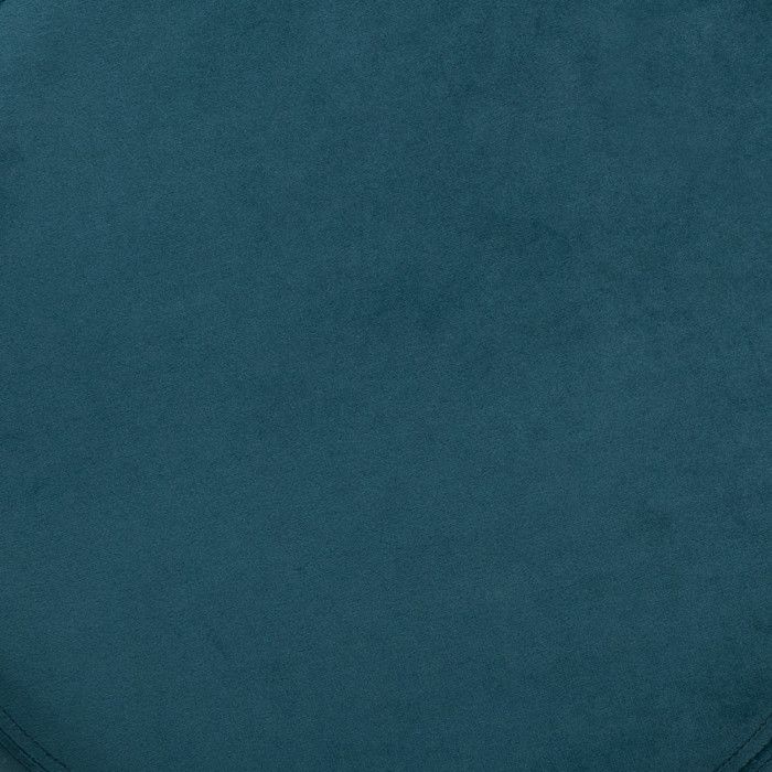 Pouf en velours "Sinan" Atmosphera - Bleu canard