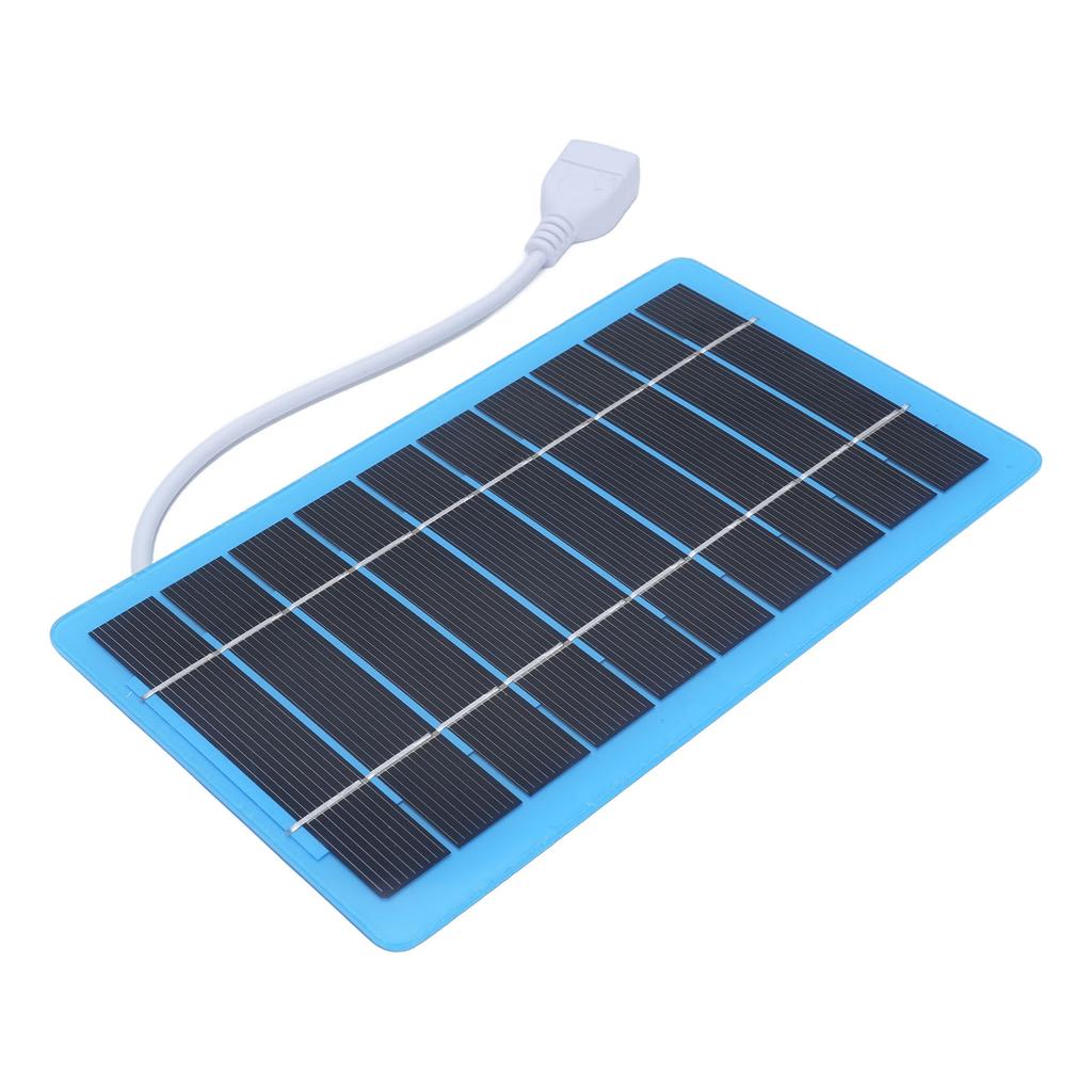 Солнечная панель 5 Вт 5 В Монокристаллический кремний Эффективная зарядка Легкий Портативное зарядное устройство для солнечной панели