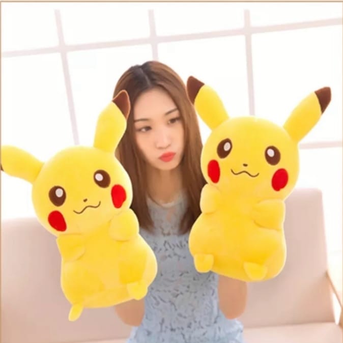 Pikachu Plush Toy 35 cm Soft Pokemon Stuffed Animal Cuddly Doll for Kids