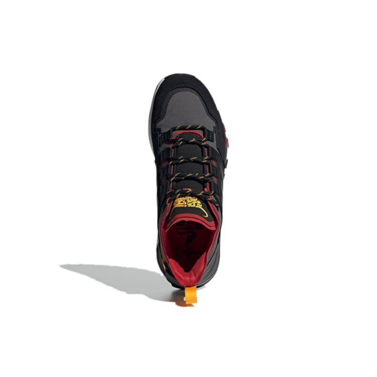 adidas Terrex Hikster Синтетическая замша Кожа Уличная Функциональная Дышащая Низкие Кроссовки для образа жизни Мужские кроссовки Черный Серый GZ8932