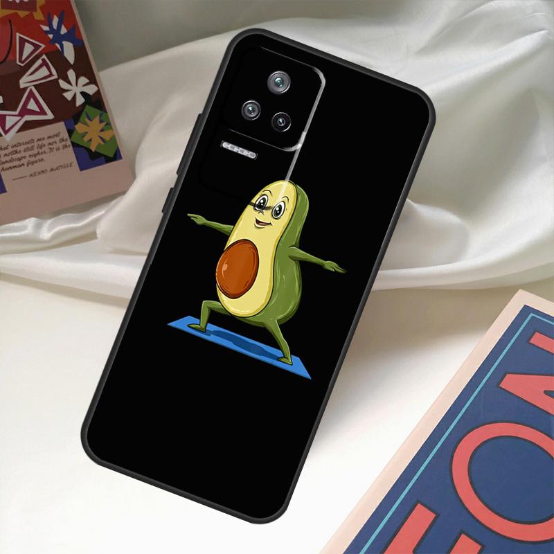 Чехол Avocado Yoga Funny Pattern для Xiaomi 14 13 Ultra 12 Lite 11T 12T 13T Pro POCO M6 X3 X5 X6 Pro F3 F5 M5s