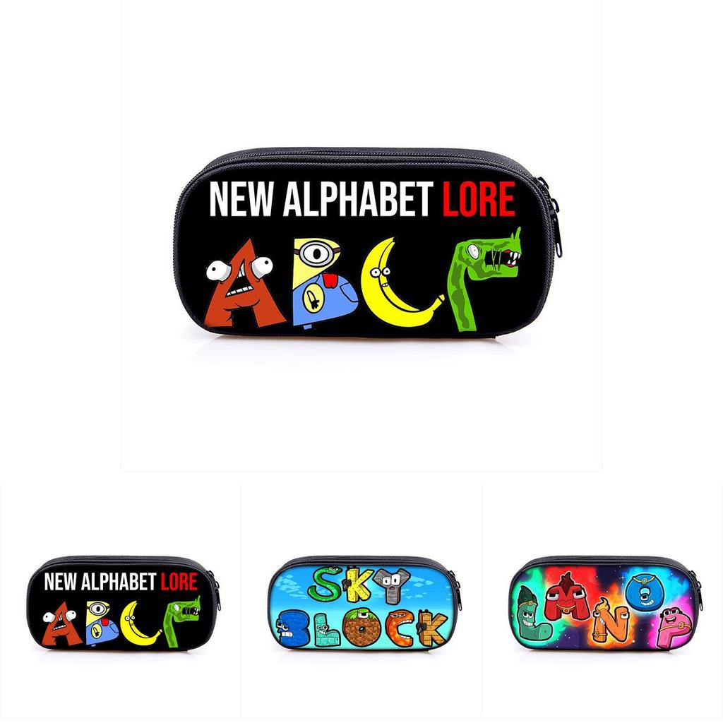Пенал-сумка Alphabet Lore Большая вместимость Подарок студенту