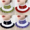 Fake Collar Imitation Mink Velvet Scarf Cover Warm Scarf Thickened Knitted Cervical Spine Neck Cover Fake Collar Winter Childlike Innocence