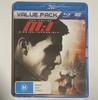 BLU-RAY DVD Mission Impossible 1 TOM CRUISE VALUE PACK