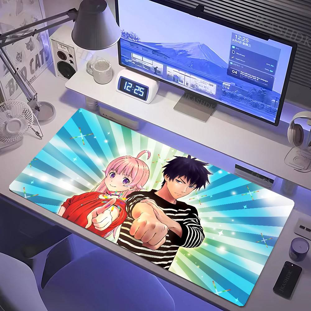 Коврик для мыши Anime W-Witch Watch, коврик для стола с подкладкой, игровые аксессуары, Prime Gaming XXL, подкладка для клавиатуры, амортизирующий коврик