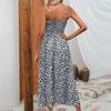 Leopard Print Dress Fashion Women's Clothing Summer Sling
