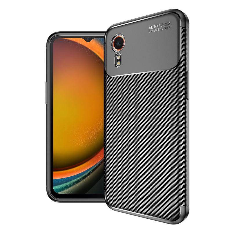 ТПУ чехол для Samsung Galaxy Xcover7 Защита от царапин Текстура углеродного волокна Чехол для телефона
