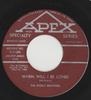 7inch Record EVERLY BROTHERS - When Will I Be Loved / Be Bop A-Lul 976685 Apex 1960 Canada Rock Used