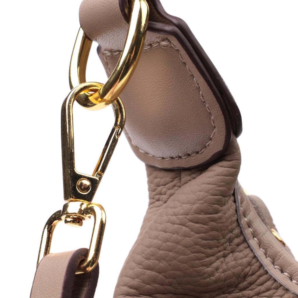 Women's Shoulder Bag Made of Genuine Leather Vintage 22629 Beige