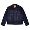 Levis SS22 Однобортная джинсовая куртка сплошного цвета Мужская верхняя одежда Черный 72334-0134
