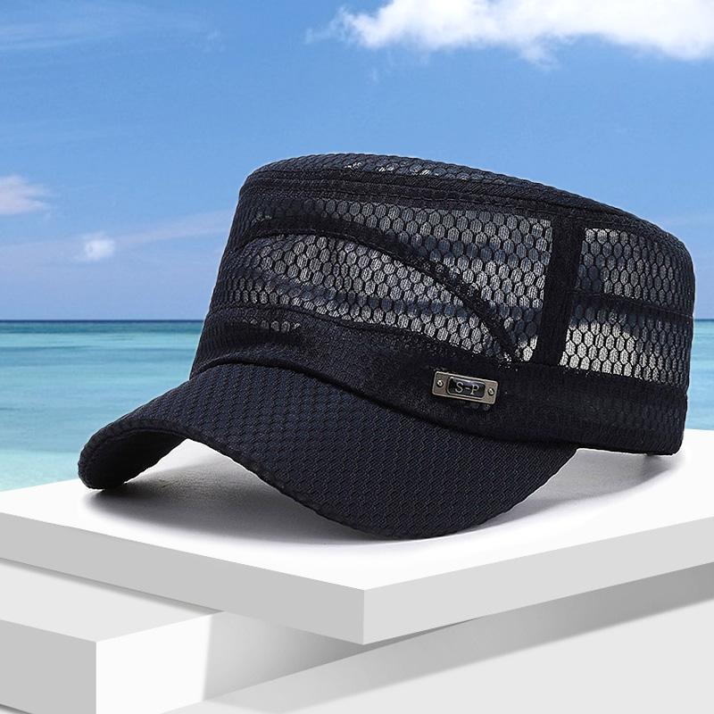 1 шт. плоские кепки для улицы, мужские защитные сетчатые женские летние кепки Snapback, дышащие военные кепки, быстросохнущие бейсболки, новые