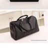 Black Woven Large Capacity Unisex Travel Shoulder Bag