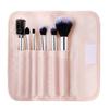 Synthetic Bristle Makeup Brush Set- Coral Orange, 7 Piece