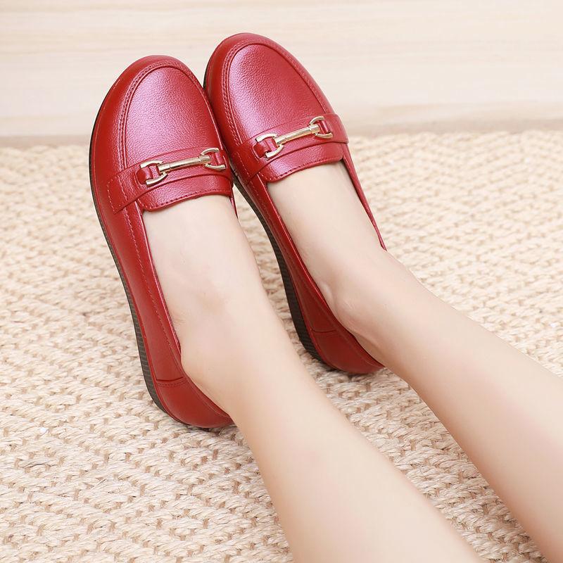 Женские резиновые сапоги с неглубоким носком, водонепроницаемые и нескользящие плоские резиновые сапоги для женщин, износостойкая рабочая обувь для весны и осени