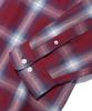 SOUNDSLIFE Ombre Check Shirt Red