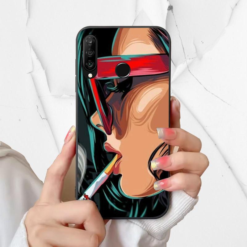 Чехол для телефона Huawei P30 Lite Силиконовый чехол MAR-LX1A Модный Расписной Ударопрочный Мягкий Fundas Для Huawei Nova 4e Чехол P30Lite