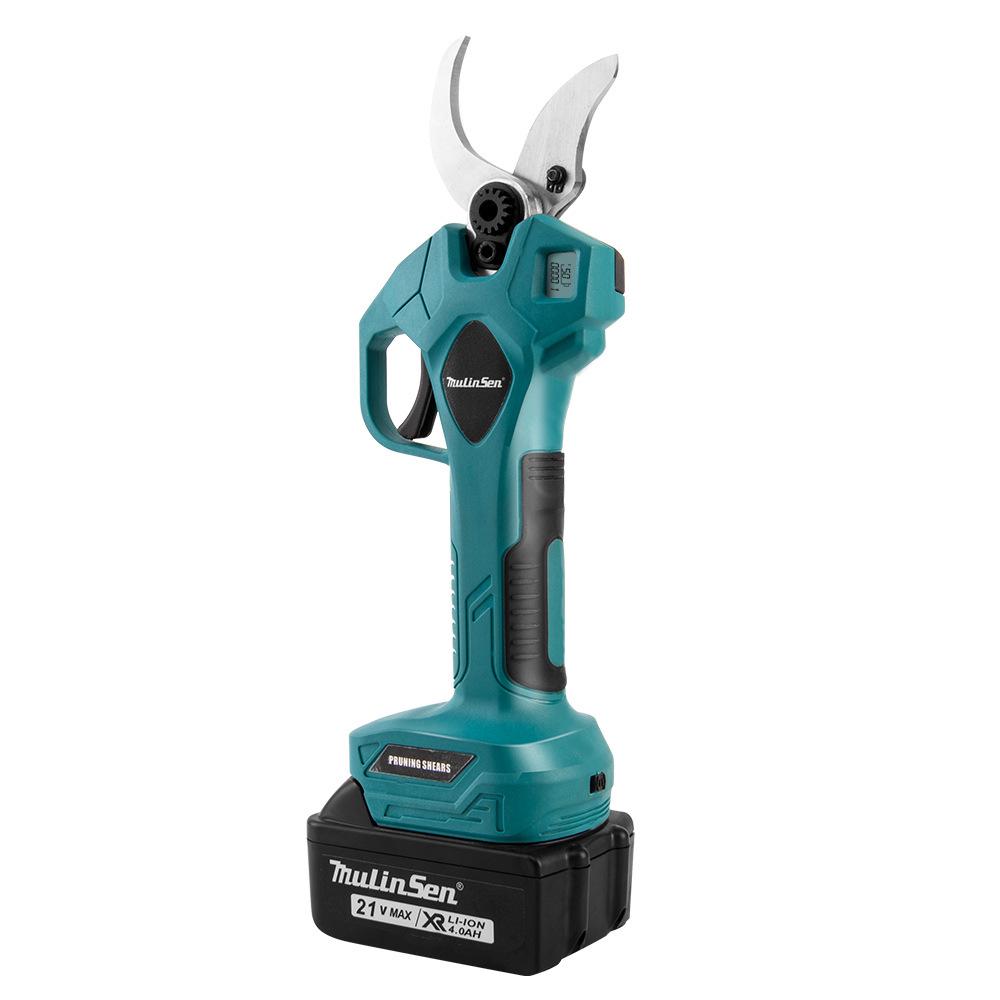 Rechargeable 4.0V Lithium Pruning Shears - Electric Gardening Scissors for Thick Branches and Fruit Trees