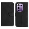 For Infinix Note 50 Pro+ 5G Case Skin Touch Lines Imprinted PU Leather Flip Phone Cover