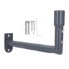 Roof Mount Bracket with Pipe Adapter Vertical Angle Long Wall Pole Mounting Kit for Dishy V2 for