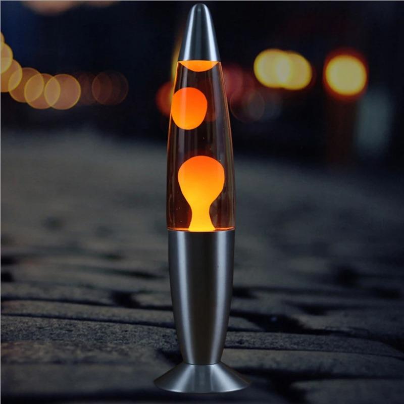 Creative Volcano Lava Lamp Multicolor LED Jellyfish Night Light for Home Living Room Bedroom US Plug Decorative Table Lamp