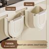 Foldable Wall-Mounted Kitchen Trash Can with Large Capacity