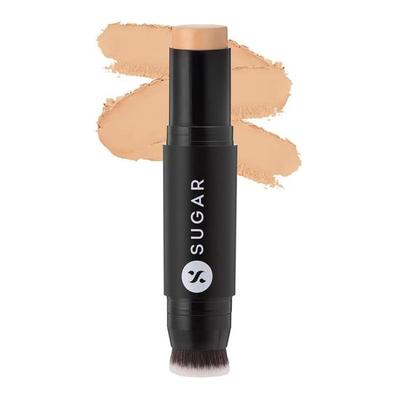 Косметика Ace Of Face Foundation Stick со встроенной кистью | Держится 24 часа | Тональная основа с полным покрытием для женщин | 12 г - 32 дюйма