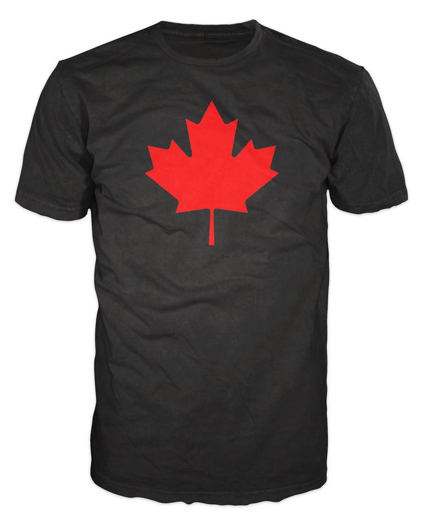 100 Quality Cotton Unisexs Print TShirt 100 Cotton Canada Maple Leaf Canadian Flag Movie T Shirts