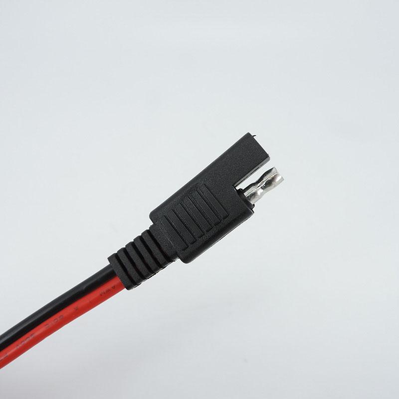 14AWG 30CM 20A 12V 24V Car Female Lighter Socket To SAE 2 Pin Quick Release Disconnect Connector Plug Extension Cable