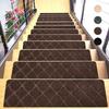 Self-adhesive Stair Tread Carpet Mat Non-Slip Protection Cover Pads Fashion Door Mat  Home Decor