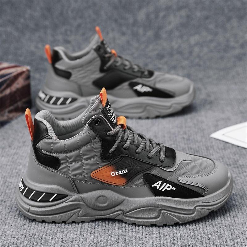 Мода Новая Модная Мужская Обувь Легкая и Удобная Молодежная Спортивная Обувь Высокая Платформа Толстая Подошва Беговая Повседневная Обувь кроссовки