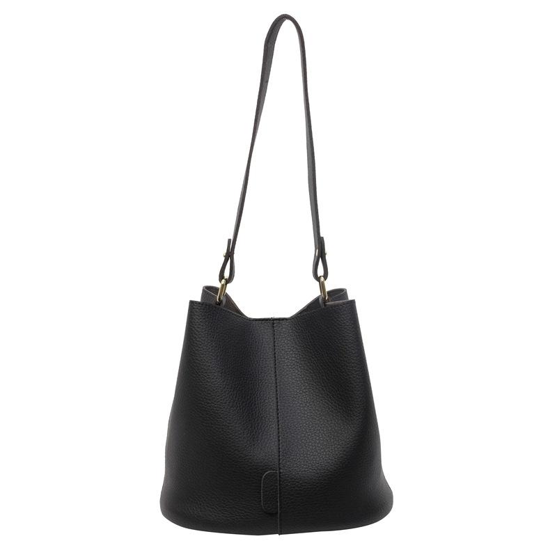 New Bucket Bag Women's Soft Pitot Bag Large Capacity Versatile Commuter Shoulder Bag