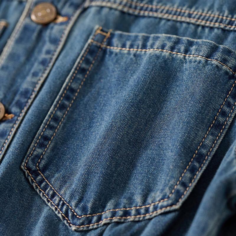 Vintage Denim Shirt Dress