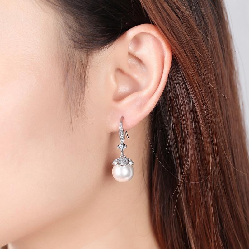 Серьги-капли Lindon из медного сплава с цирконом, серьги-капли для женщин, подарки на свадьбу