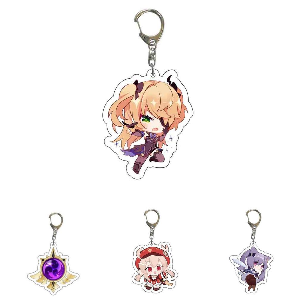 Яркий мультяшный брелок со сплавной силиконовой цепочкой для детей и фанатов