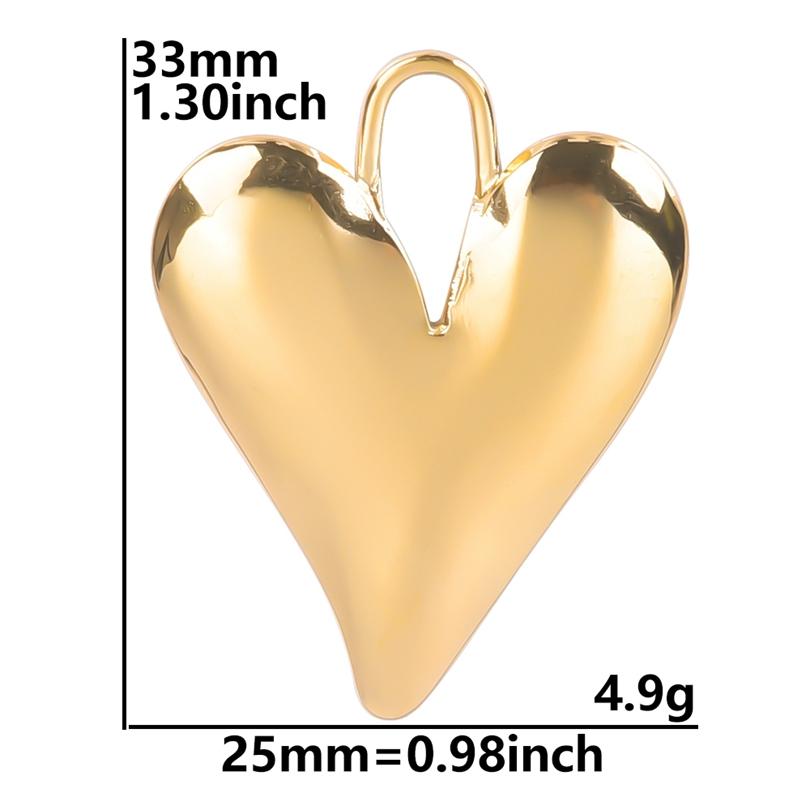 2pcs White Shell Charm Stainless Steel Pendants For Jewelry Making Supplies Mirror Sun Heart DIY Charms In Bulk Real Gold Plated