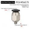 1Pcs Pipe Fitting Air Connector 1/8" 1/4" 3/8" 1/2" Male Thread Quick Connecors