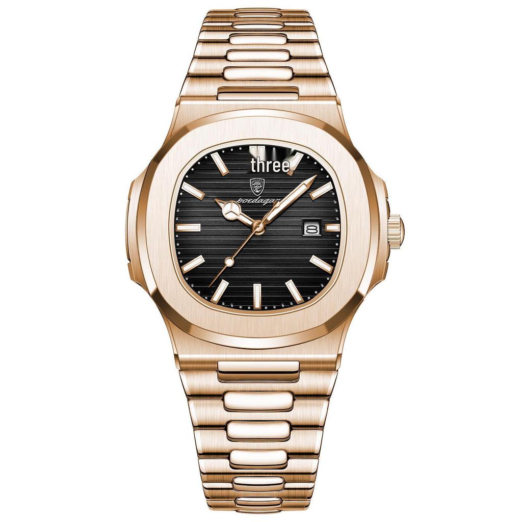 Швейцарские Водонепроницаемые Мужские Ультратонкие Роскошные Кварцевые Модные Часы