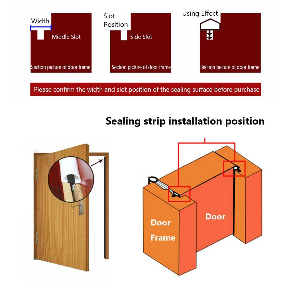Уплотнитель дверной рамы, противоударный, уплотнитель щелей в дверях, силиконовая резина, заглушка для сквозняков