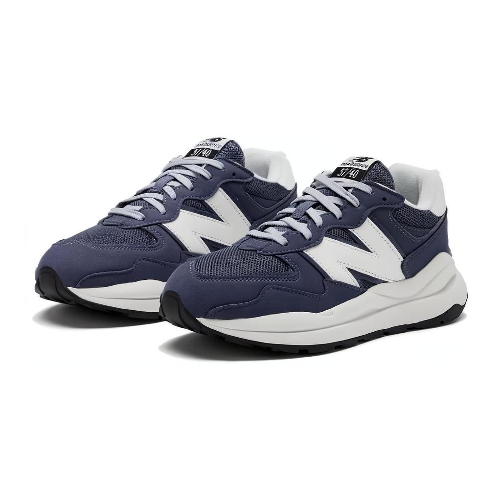 New Balance Удобные Низкие Прочные Дышащие Повседневные Кроссовки Детские Кроссовки Темно-синие GC5740VA
