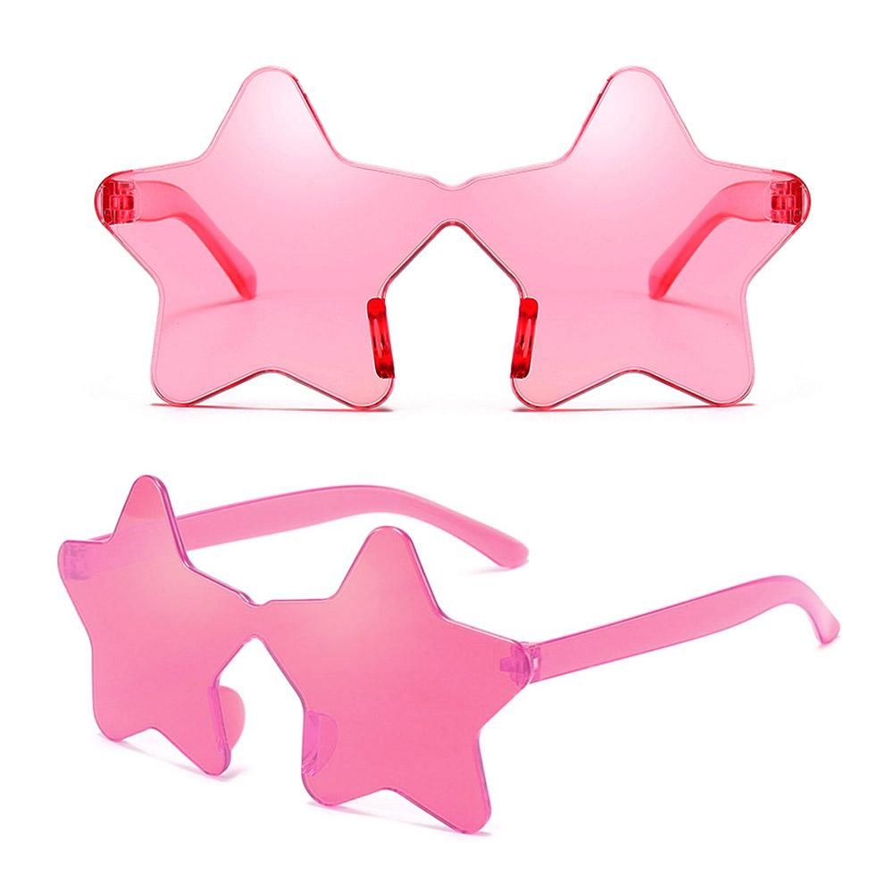 Star Shape Sun Glasses Party Glasses Polarized Eyeglasses Hip-hop Gathering For Women DIY Penta O2G9