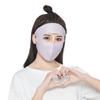 Чистый цвет Ice Silk солнцезащитная маска для лица на открытом воздухе защитная маска для лица для вождения маска Джини для вождения