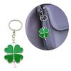 Exquisite Alloy Four Leaf Clovers Keychain Symbolizing Luck and Happiness Decoration for All Ages Special Gifts Ideas