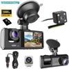 3-камерный автомобильный видеорегистратор 1080P Dash Cam для автомобилей Видеорегистратор с двумя объективами Видеорегистратор Камера переднего и заднего вида для автомобиля Автомобильный аксессуар