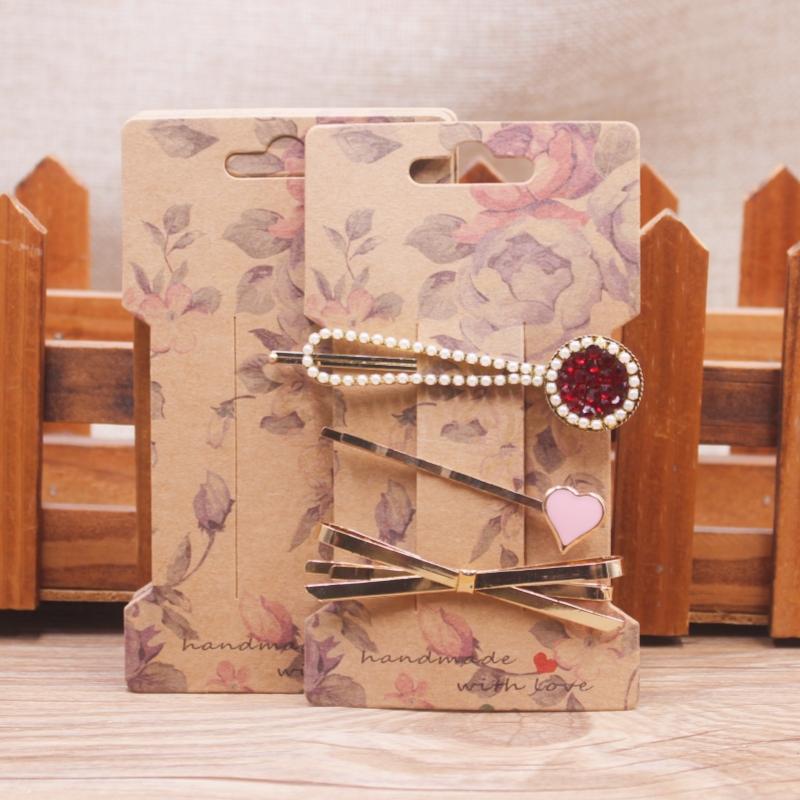 50 шт. 11,5x6,5 см квадратная белая/коричневая карточка для волос мешочек для украшений карточка для волос черная чистая бумага карточка для волос или карточка для демонстрации украшений