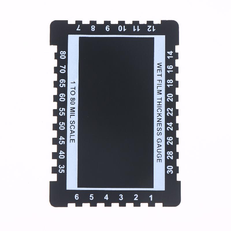 NEW Stainless Steel Thickness Gauge Comb Aluminium Alloy Dual Sided Wet Film Thickness Gauge Card For Painting