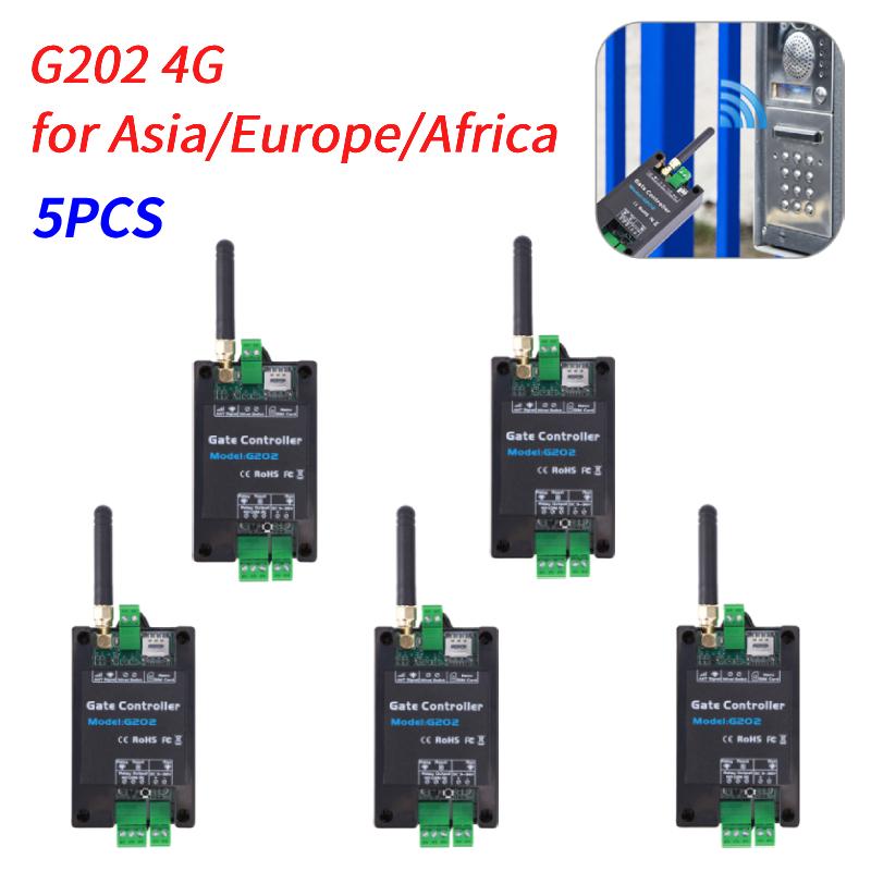 1-5 шт. GSM 2G 4G LTE Контроллер открывателя ворот G202 G201 SMS Дистанционное управление Реле-переключатель Беспроводной открыватель двери 850/900/1800/1900 МГц