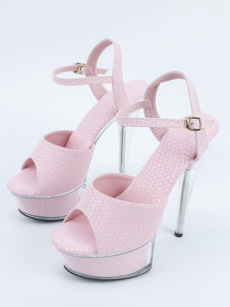 Женские босоножки на платформе, очень высокие каблуки 15 см, тонкий каблук, водонепроницаемые сандалии для стола, свадебные туфли со стразами LFD-190-A15