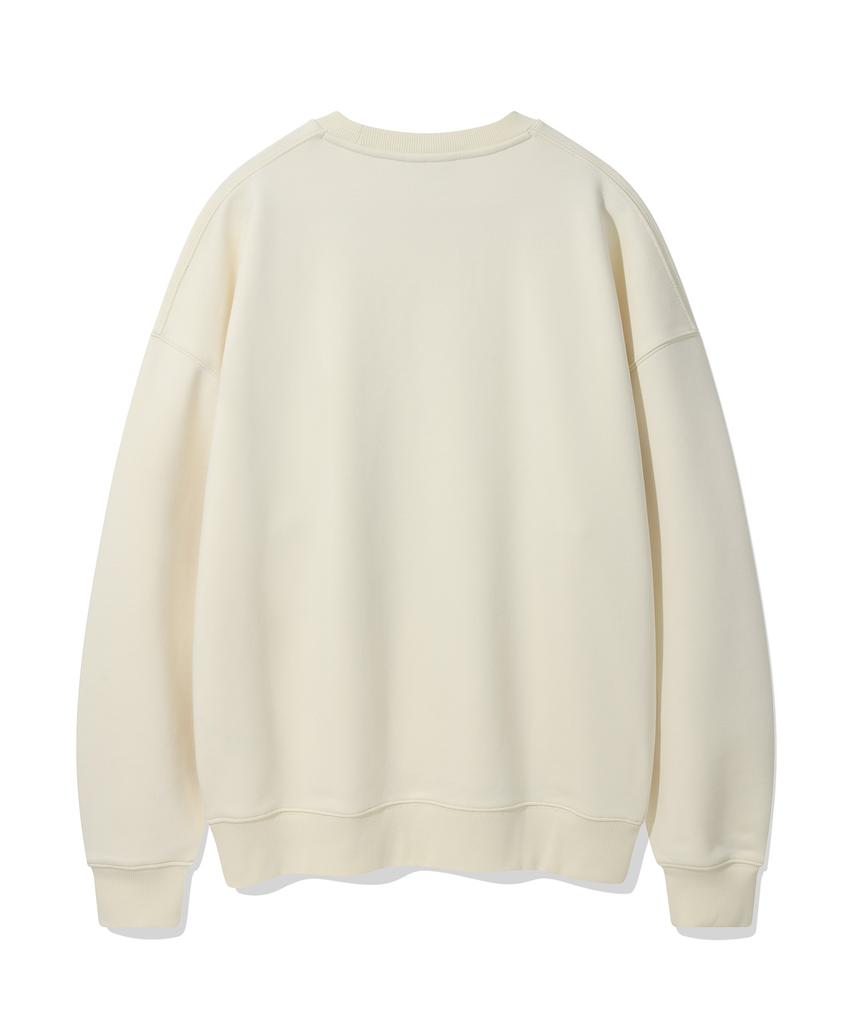 WACKY WILLY Kiki Big Graphic Sweatshirt Cream