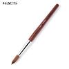 18# Акриловая кисть для ногтей Колинкс Соболь Ручка Красная деревянная акриловая кисть для дизайна ногтей Кисть для маникюрного инструмента Ручка Кисть для рисования