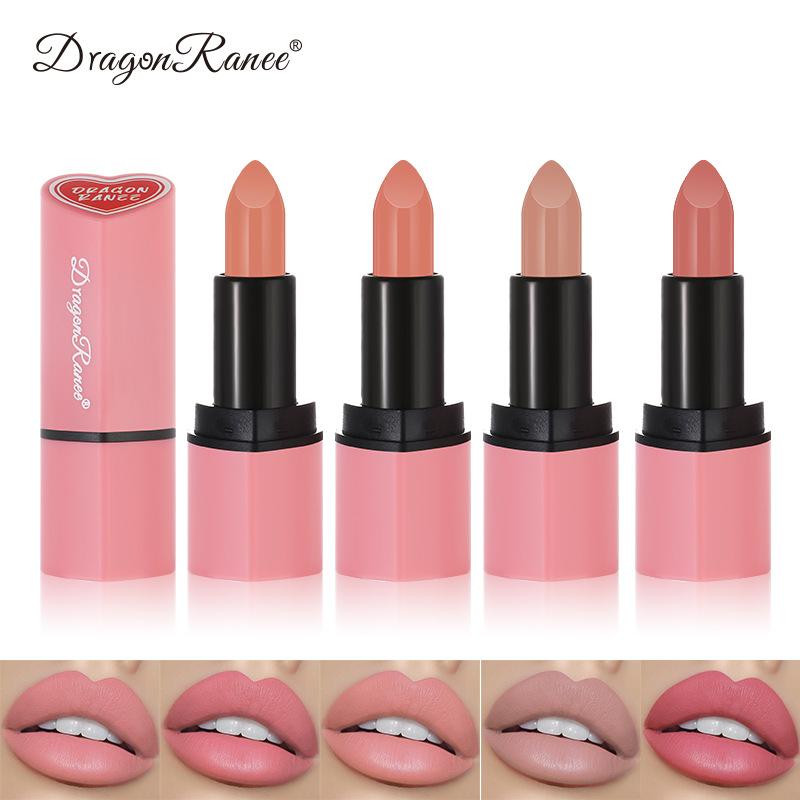 Милая помада в форме сердца Lady Velvet Mist Matte, водостойкая, стойкая, нюдовая, розовая помада, помада для губ в молодежном стиле, макияж для губ в женском стиле